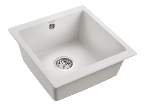 Кухонная мойка Paulmark GERA 50 PM104546-WH 45х46 цвет белый - фото 2